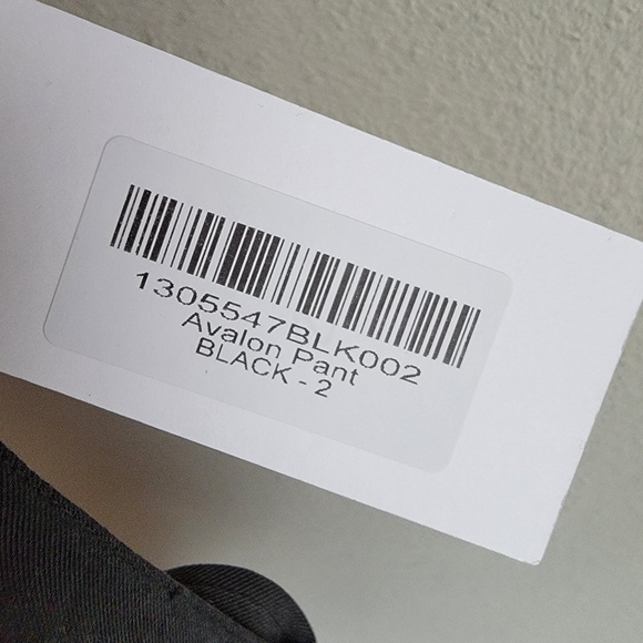 Reformation Avalon Pant in Black size 2 NWT - Picture 8 of 9